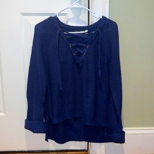 Aqua blue sweater
